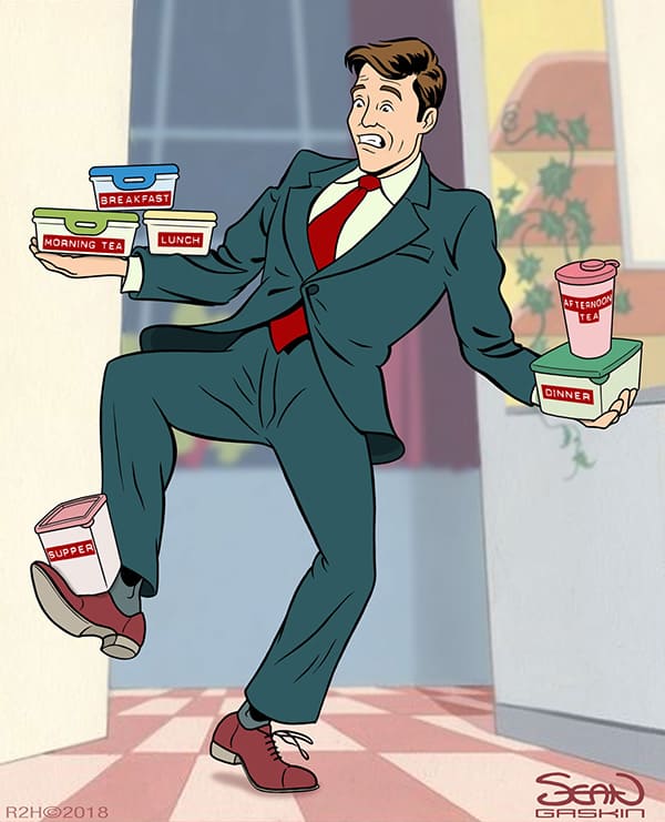 3-Large-Meals-vs-6-Small-Meals-Cartoon