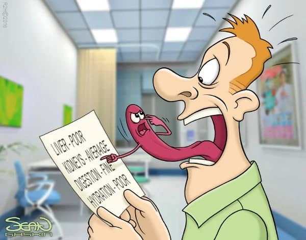 Stick out your tongue…and we’ll tell you if you’re sick