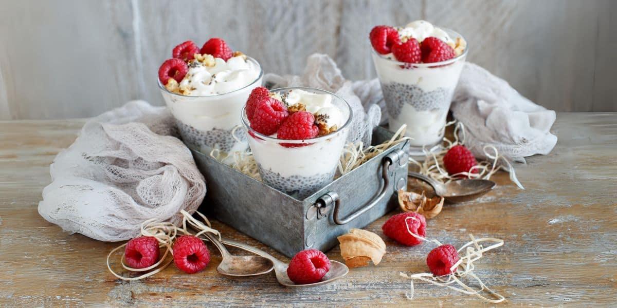 Berry and Chia Pudding Parfait