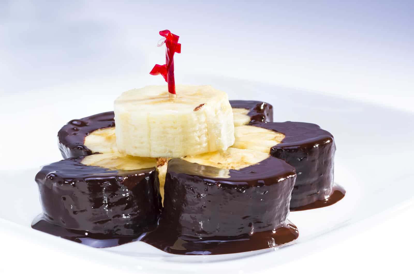 Chocolate-Coated Frozen Banana Treats