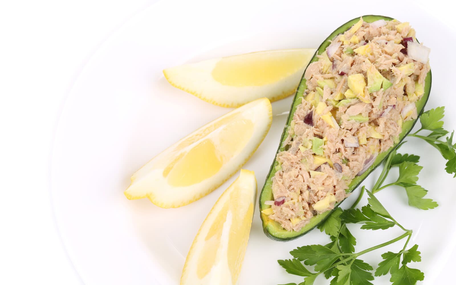 Tuna-Filled Avocados