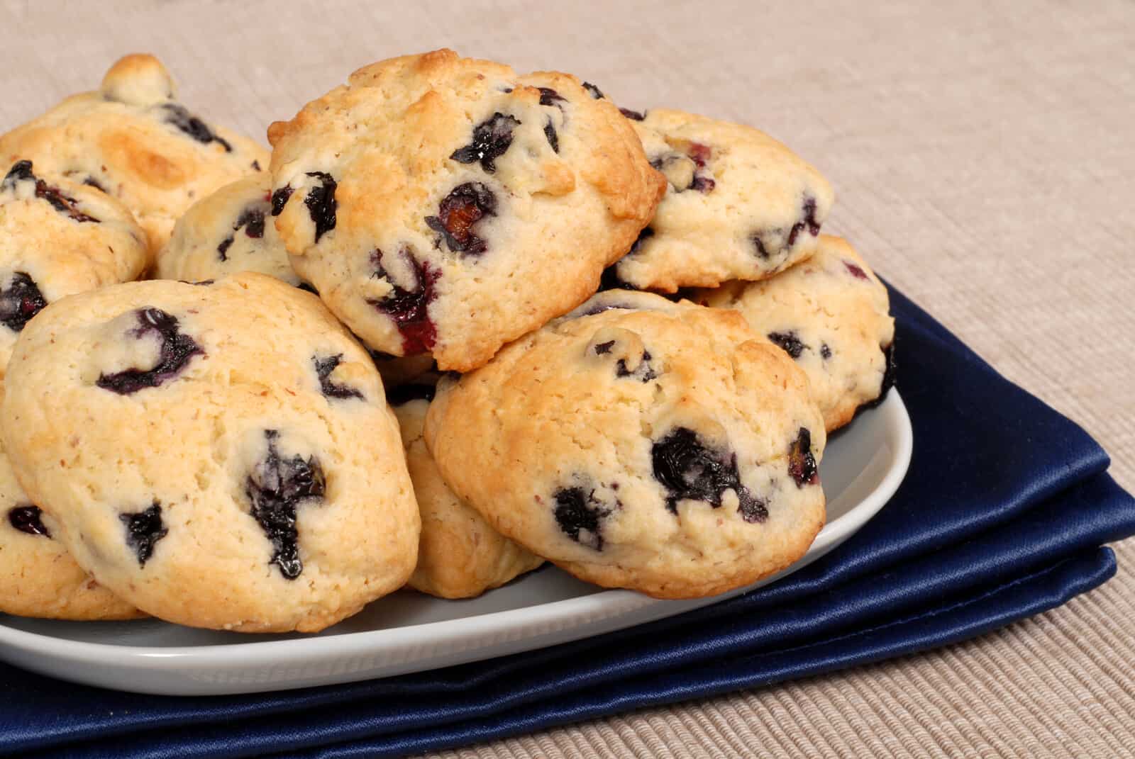 Lemon & Blueberry Biscuits