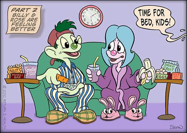 Natural-Cold-and-Flue-Remedies-For-Kids-Cartoon