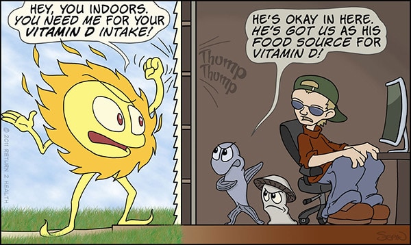 Vitamin-D-Food-Sources-Cartoon