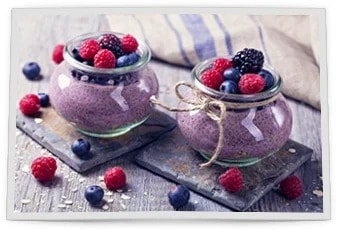 Banana, Hempseed & Berry Dessert