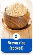  Brown rice (cooked)