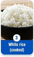White rice (cooked)