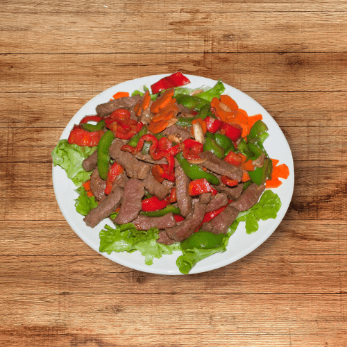 Capsicum Steak Stirfry