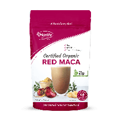 Morlife Certified Organic MACA RED POWDER - Front