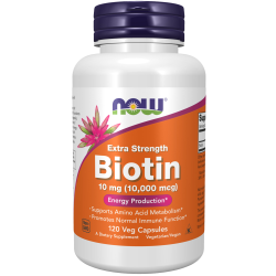 Now Foods Biotin Extra Strength 10mg
