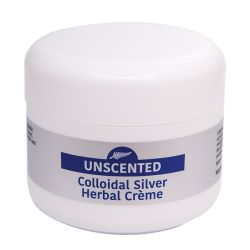 The Skin Solution Colloidal Silver Herbal Creme Unscented
