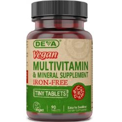 Deva Nutrition Tiny Tablets Multivitamin & Mineral (Iron Free)