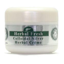 The Skin Solution Colloidal Silver Herbal Creme Herbal Fresh