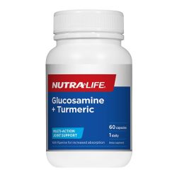 Nutralife Joint Care Glucosamine + Turmeric 60 Caps