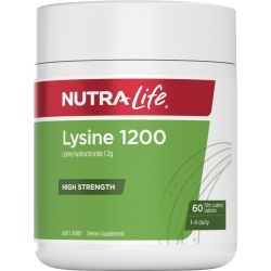 Nutralife Lysine 1200mg 60 Tabs
