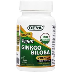 Deva Organic Ginkgo Biloba 90 tabs