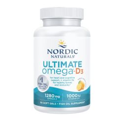 Nordic Naturals Ultimate Omega-D3 - Lemon