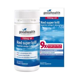Good Health Red Super Krill Oil 750mg
