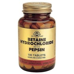 Solgar Betaine Hydrochloride with Pepsin Tabs