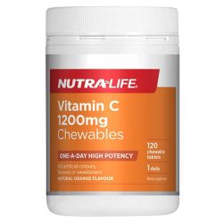 Nutralife Vitamin C 1200mg Chewable Tabs