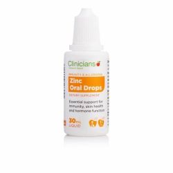 Clinicians Zinc Oral Drops 30mls