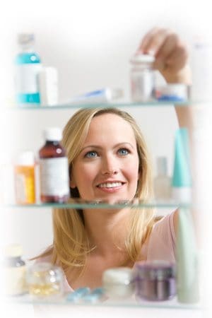 Mother Getting Medicine