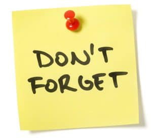 Don't Forget
