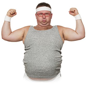 The spare Tyre around your waist.
