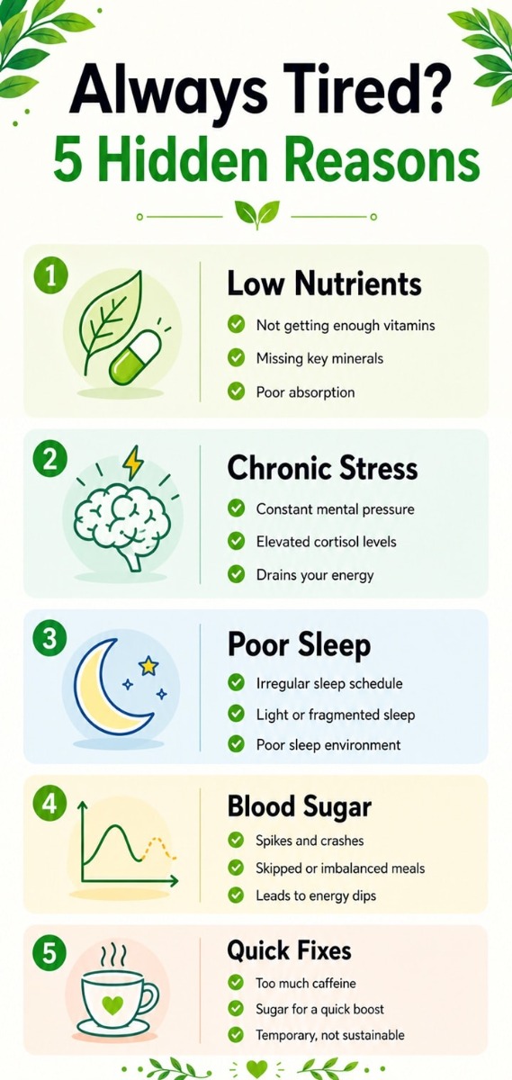Always Tired? 5 Hidden Reasons Why