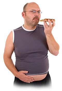 Eating Pizza