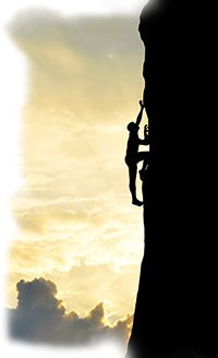 Climbing Rock Face