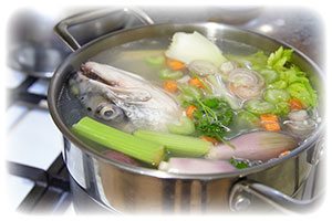 cooking-fish-broth-with-vegetables