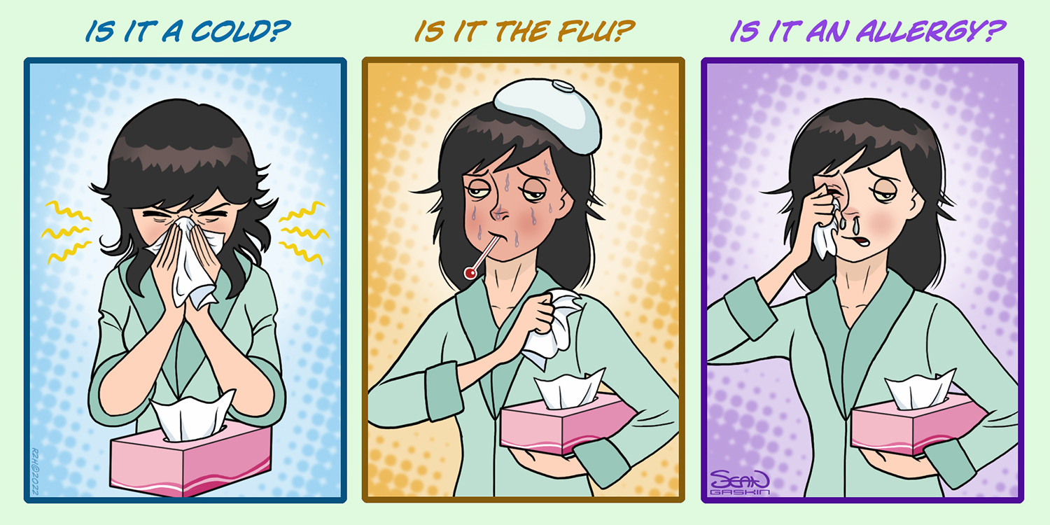 cold, flu, allergy