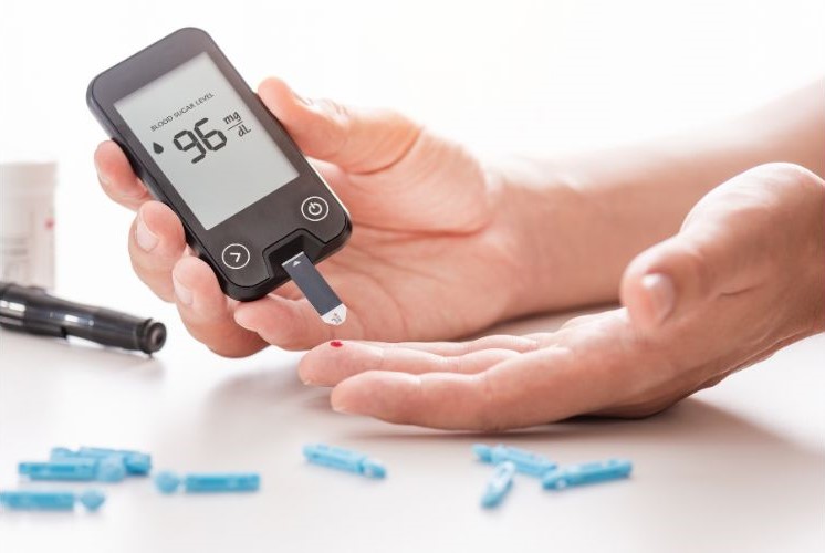 Checking blood sugar