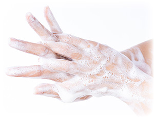 Washing hands
