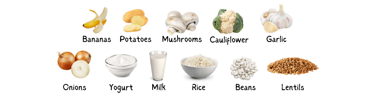 Elegant White Foods