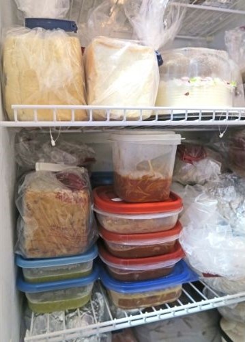 Food on Fridge