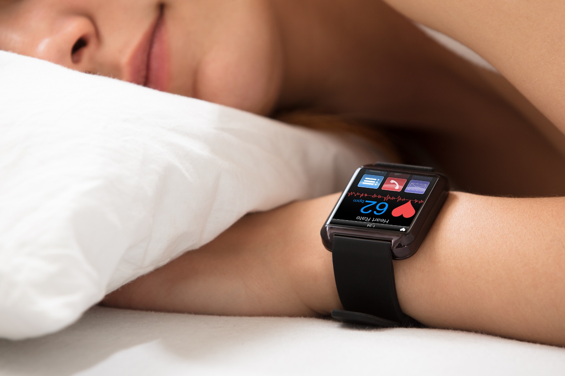Sleeping with a smartwatch