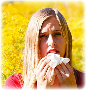 Snuffles due to allergy