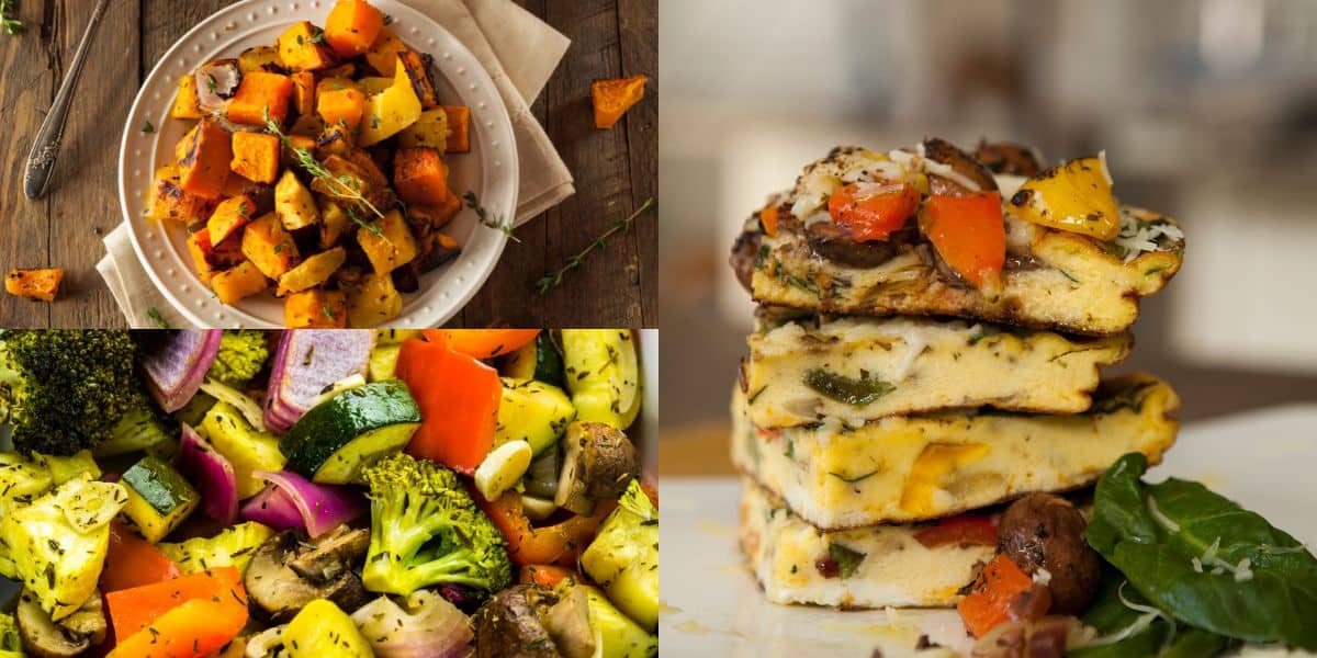 Roasting Vegetables for a Frittata