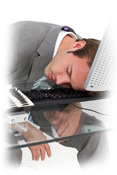Sleeping at Desk